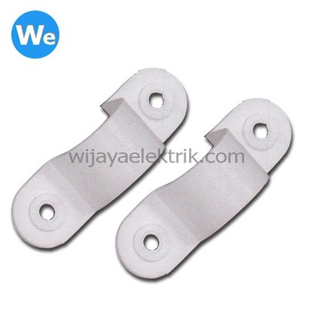 Klem Pipa Conduit Putih 20mm No Brand